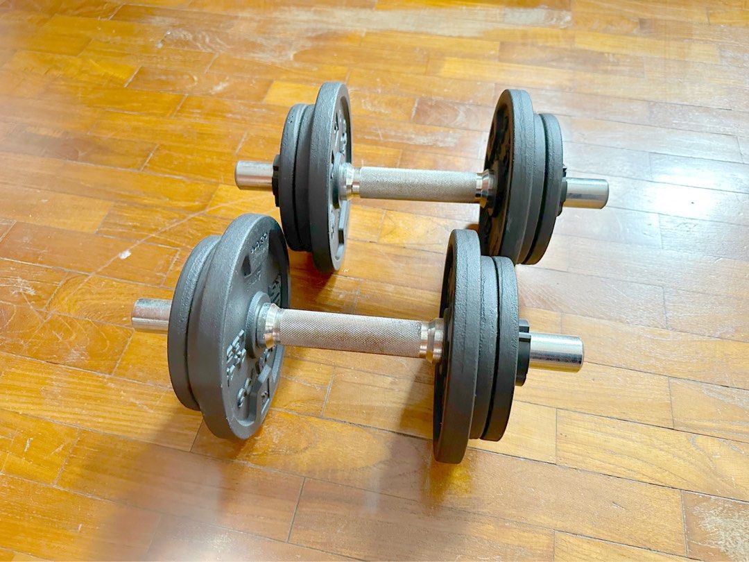 Used sales dumbell sets