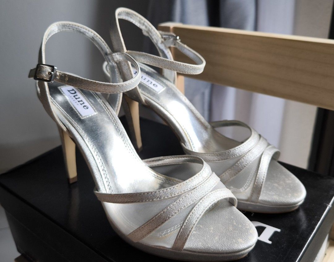Dune grey sale heels