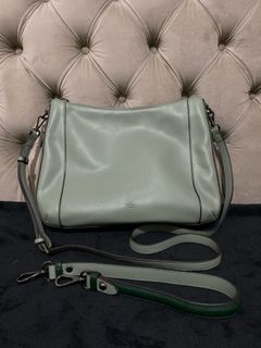 Elegance Paris Sage Green Crossbody and Shoulder Bag