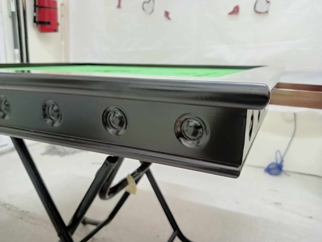 Foldable Manual Mahjong Table (Category: Billiards and Bowling) located in San Pablo. Submitted by reyesbilliardsandaccessories_ (Listing ID 1289306352, Image 2). Description: Foldable Manual Mahjong Table Product Details: ✔Mahjong Table with 4 small drawers. ✔Dimensions: 90cm*90cm*78cm ✔Not automatic type. ✔Main material: wood ✔Mahjong tiles not included For walk in we are located at: ▶️San Pablo Branch: 584 Marieflor Subd. Brgy. Del Remedio, Sa