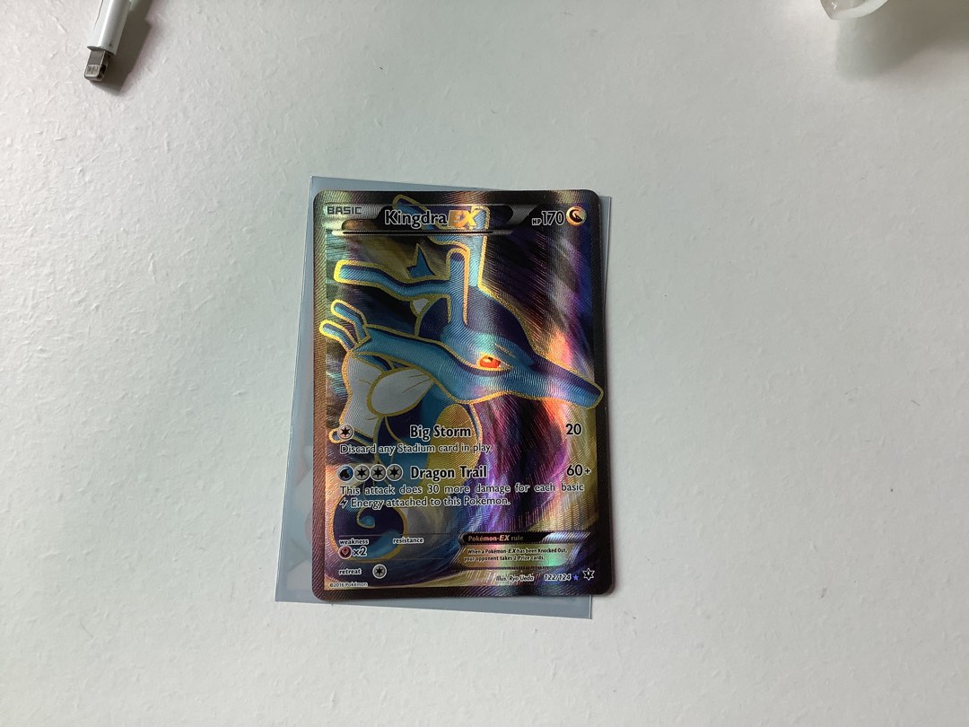 Full Art super rare Kingdra EX, Hobbies & Toys, Toys & Games on Carousell