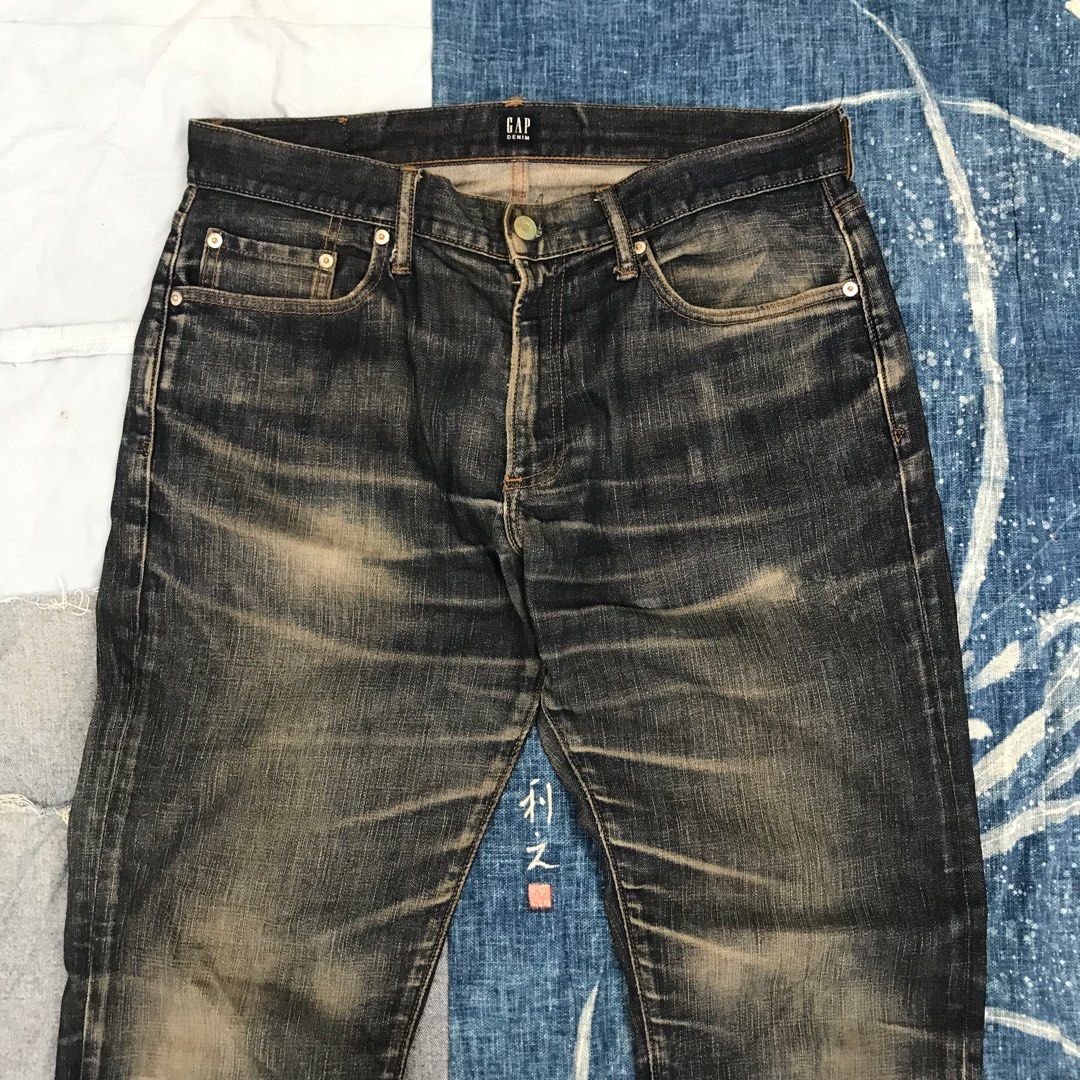 GAP RAW DENIM 34x42.5 Men s Fashion Bottoms Jeans on Carousell