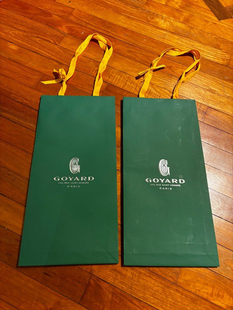 Goyard paper bag deals