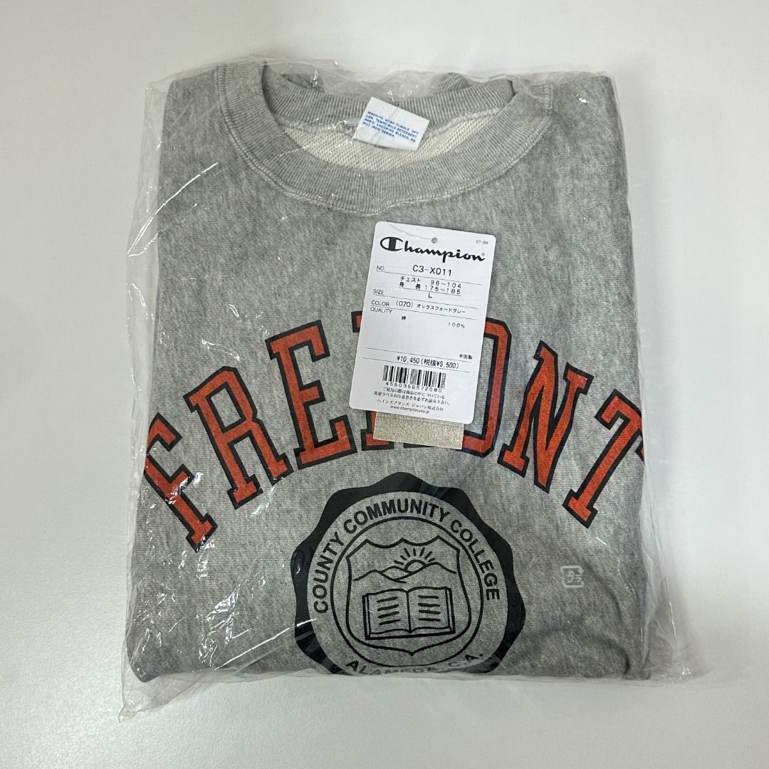 日版Champion 衛衣REVERSE WEAVE sweatshirt (navy football tee t