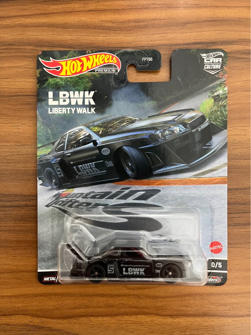 ミニカー Hotwheels LBWK Nissan Skyline ER34 Chase Hot Wheels Mountain Drifters LB-ER34 Super Silhouette Nissan