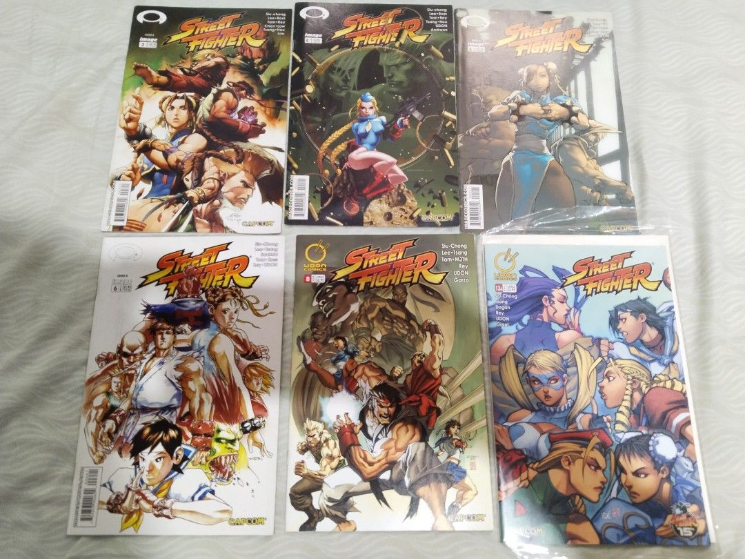 IMAGE and UDON COMICS' STREET FIGHTER (Category: Comics & Manga) located in Cabanatuan. Submitted by mixey_boy (Listing ID 1289320690, Image 1). Description: Issues 3,4,5,6,8 and 13.