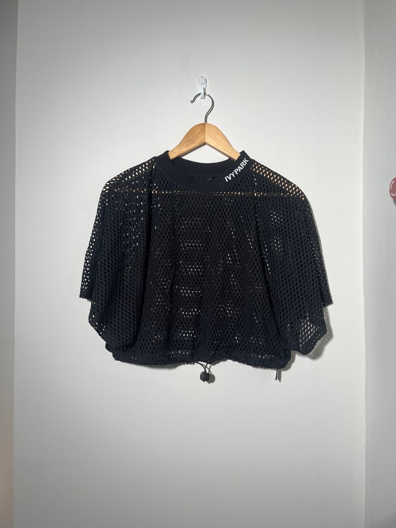 Ivy Park by Beyonce Mesh Sport Top, Fesyen Wanita, Pakaian Wanita ...