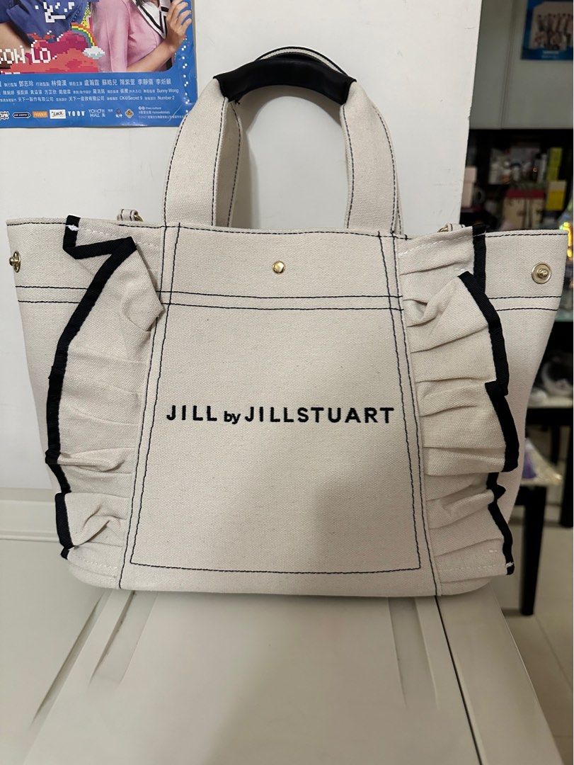 Jill by Jill Stuart 荷葉邊手提袋, 名牌, 手袋及銀包- Carousell