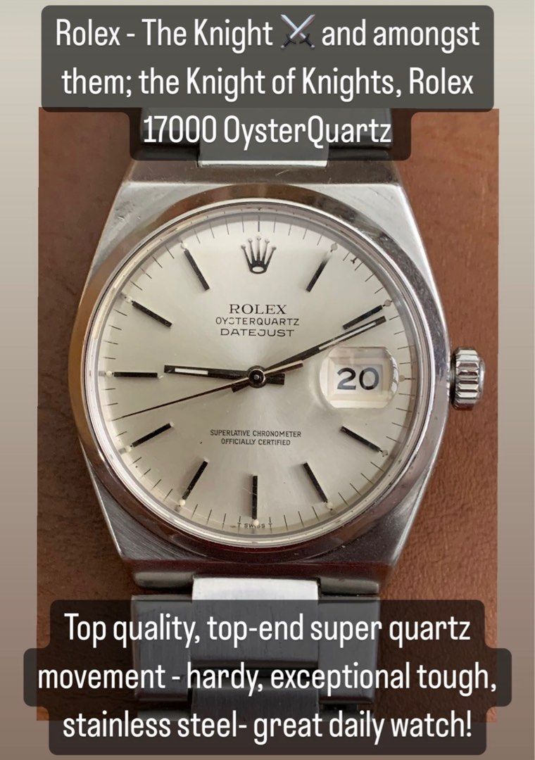 BEST DEAL AVAILABLE Authentic 36mm Rolex OysterQuartz Ref