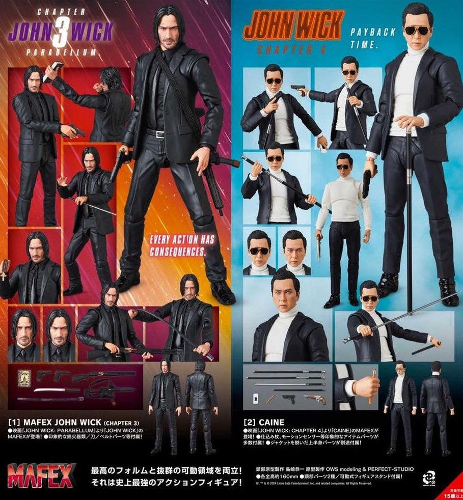 John wick figure mafex top