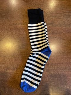 Men’s High Socks White Stripes [SUPER SALE]