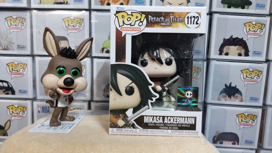 Mikasa Ackerman - Vaulted - (Attack on Titan) (Category: Figurines & Statues) located in Pasig City. Submitted by toy_picker (Listing ID 1289380842, Image 1). Description: Funko pop With free protective case Open for meet up: 📍 Pasig - De Castro or Lifehomes. 📍 Cainta - Sta Lucia Mall. 📍 Antipolo - Simbahan or Robinson Place. MOP: MAYA, BPI For shipping shoulder by buyer.