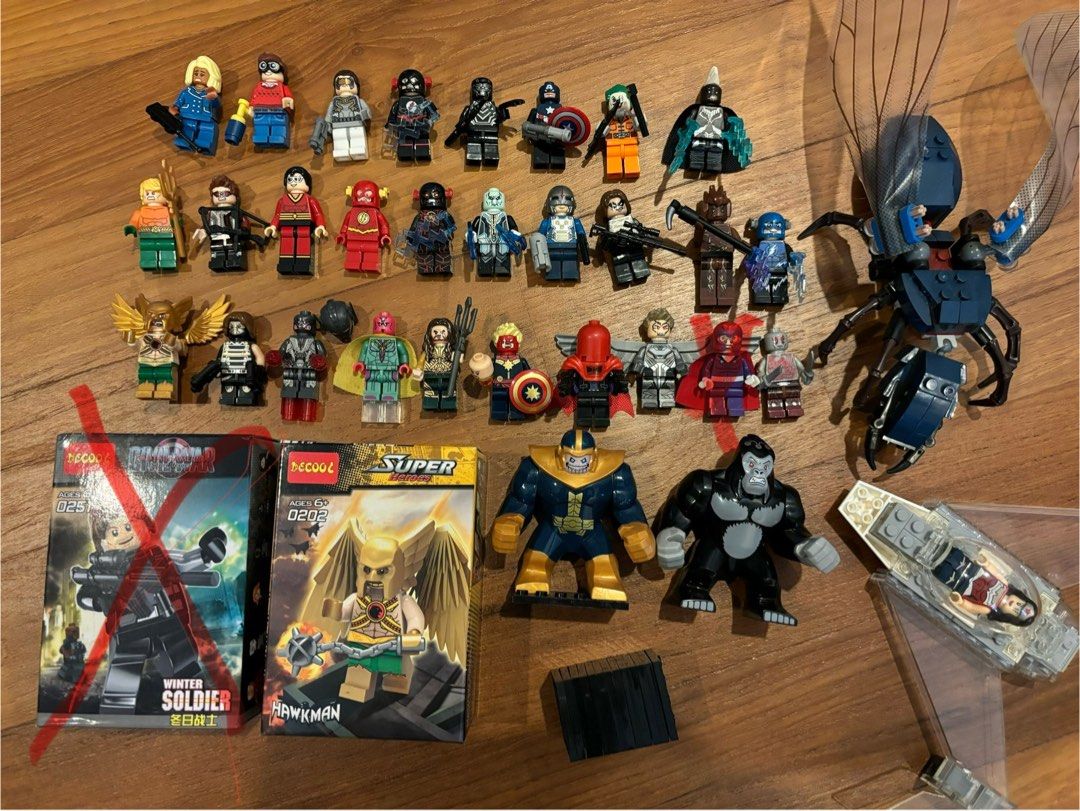 Minifigures DC Marvel Clearance Lego Compatible Lepin SY Decool