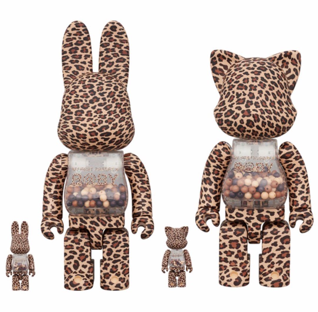 MY FIRST BE@RBRICK B@BY LEOPARD 100 400 - フィギュア