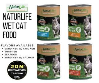 NATURLIFE WET CAT FOOD 24 CANS/BOX 1 FLAVOR