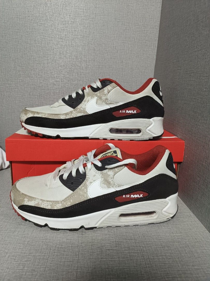 air max 90 red camo denim