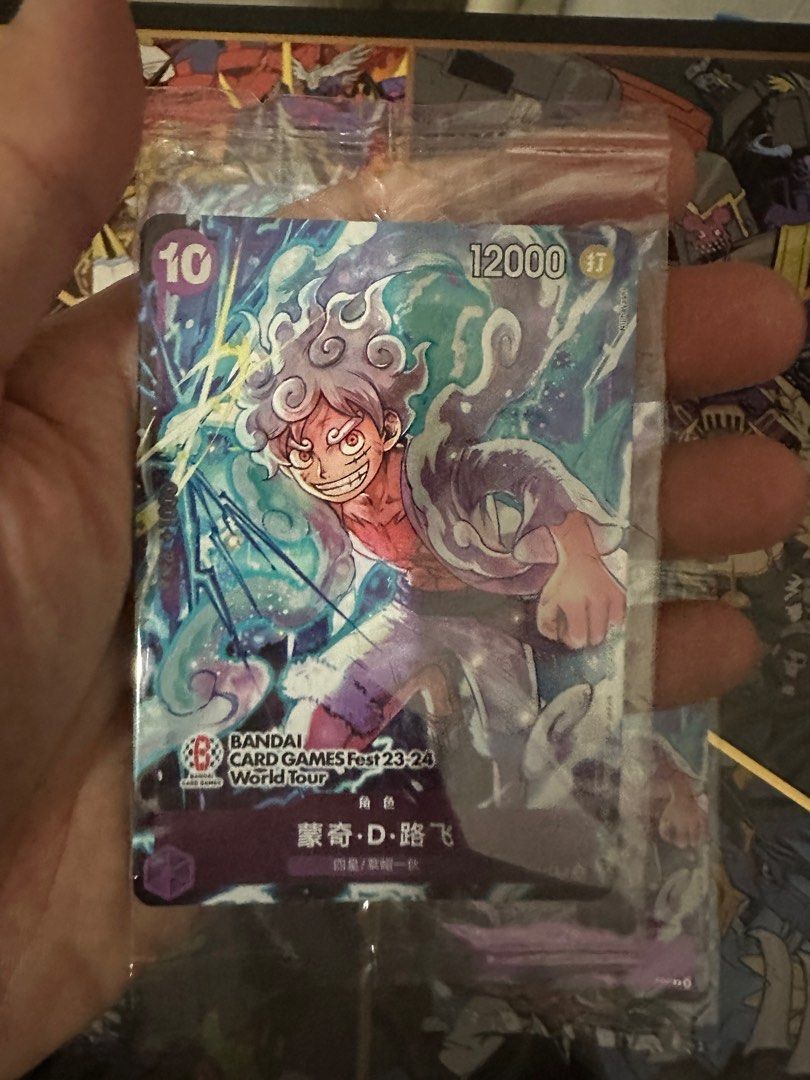 ONE PIECE CARD GAME GEAR 5 LUFFY (CHINESE-SEALED), Hobbies & Toys, Toys &  Games on Carousell