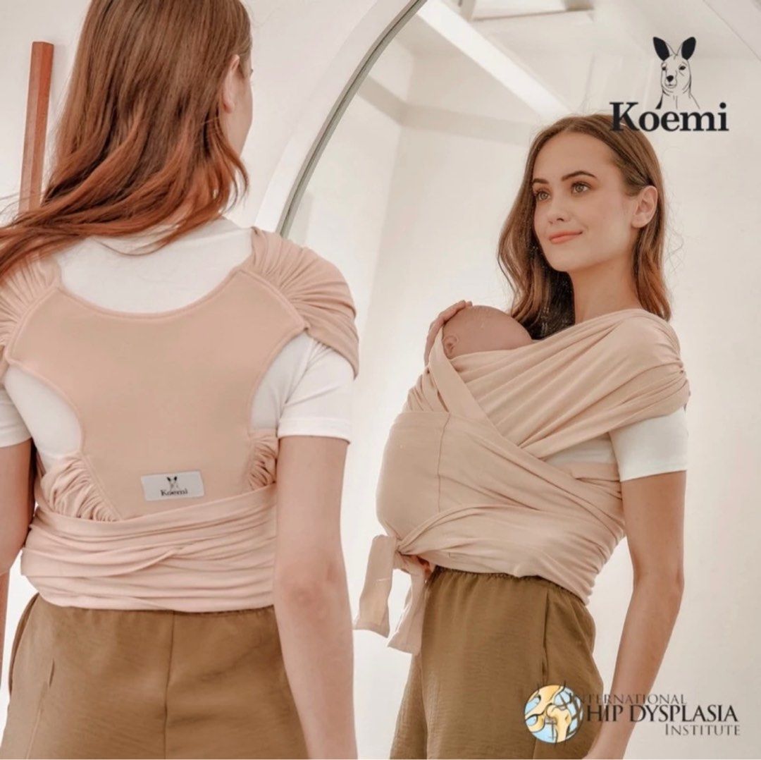 ORIGINAL KOEMI SLING BABY CARRIER (Category: Carriers & Slings) located in Paranaque City. Submitted by novatorres (Listing ID 1289323820, Image 3). Description: For sale: KOEMI Sling Baby Carrier P1,200 Color: Wheat Size: Small-Medium Washed, ready to use. like brand new, no box. Used only to try & practice maybe 3x at home (never worn outside) but I prefer stroller. RFS: using stroller. Na-stock lang. Original price: 1,500.