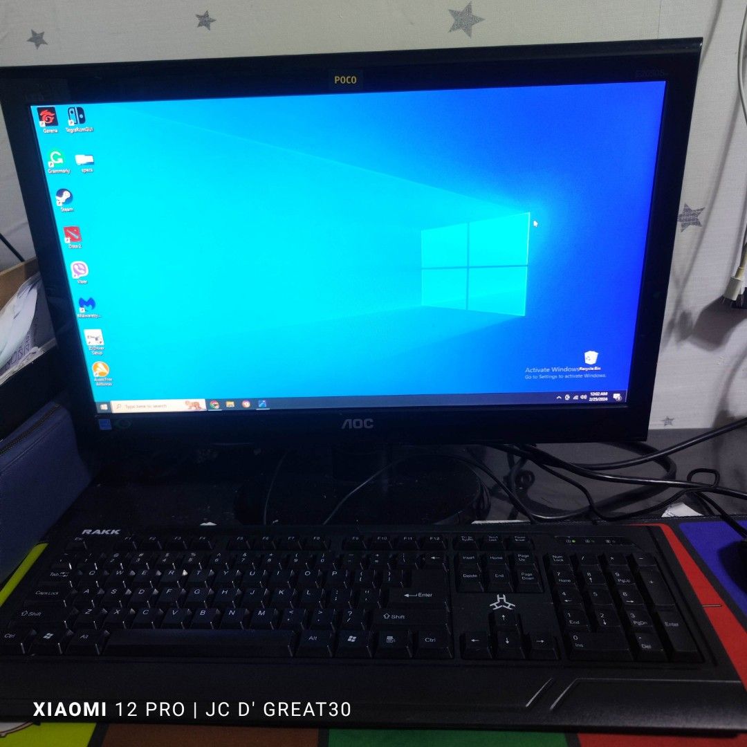 PC For sale Complete pa With Box (Category: Desktops) located in Quezon City. Submitted by shopme_gadget30 (Listing ID 1289383979, Image 2). Description: for sale or trade sa iphone or Nintendo switch specs nasa photo lhat no issue nakatambak lng gagamitin ko sna pang work from home kaso di natuloy bagong bago pa brandnew ko nabilo kasama monitor at keyboard at mouse ngastos ko almost 40k Qc area payment: bdo/gcash.