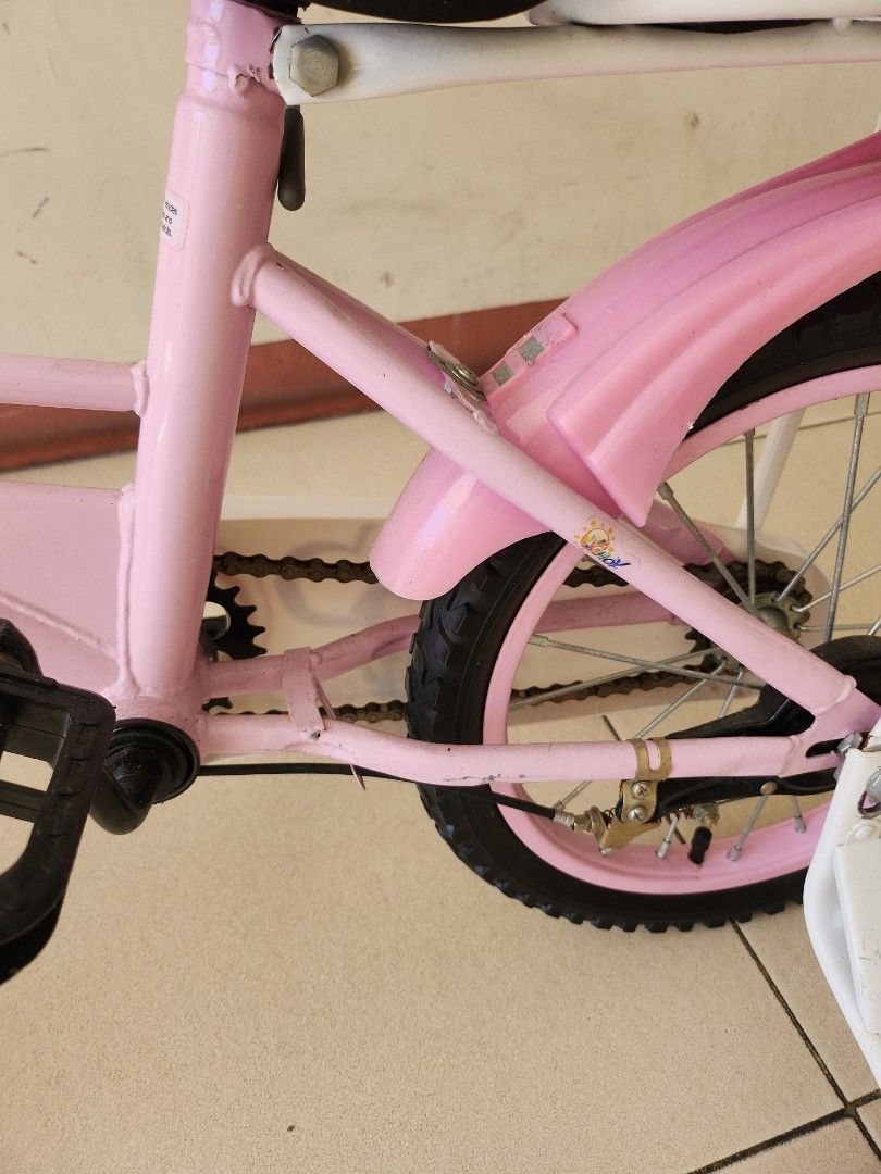 Pink tandem bike shop
