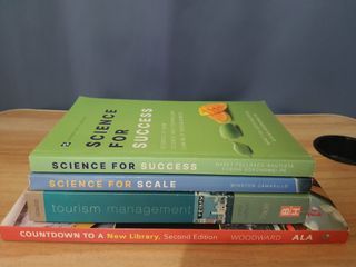 [PRELOVED] 4 Pieces Assorted Books (Art Science, Tourism) Take All