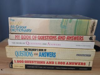 [PRELOVED] Big Dictionary Book with Pictures Questions and Answers Book
