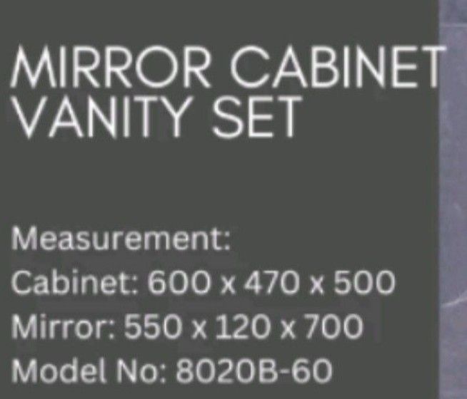 PROMO Left 2 Vanity Mirror Bathroom Toilet Sink, Furniture