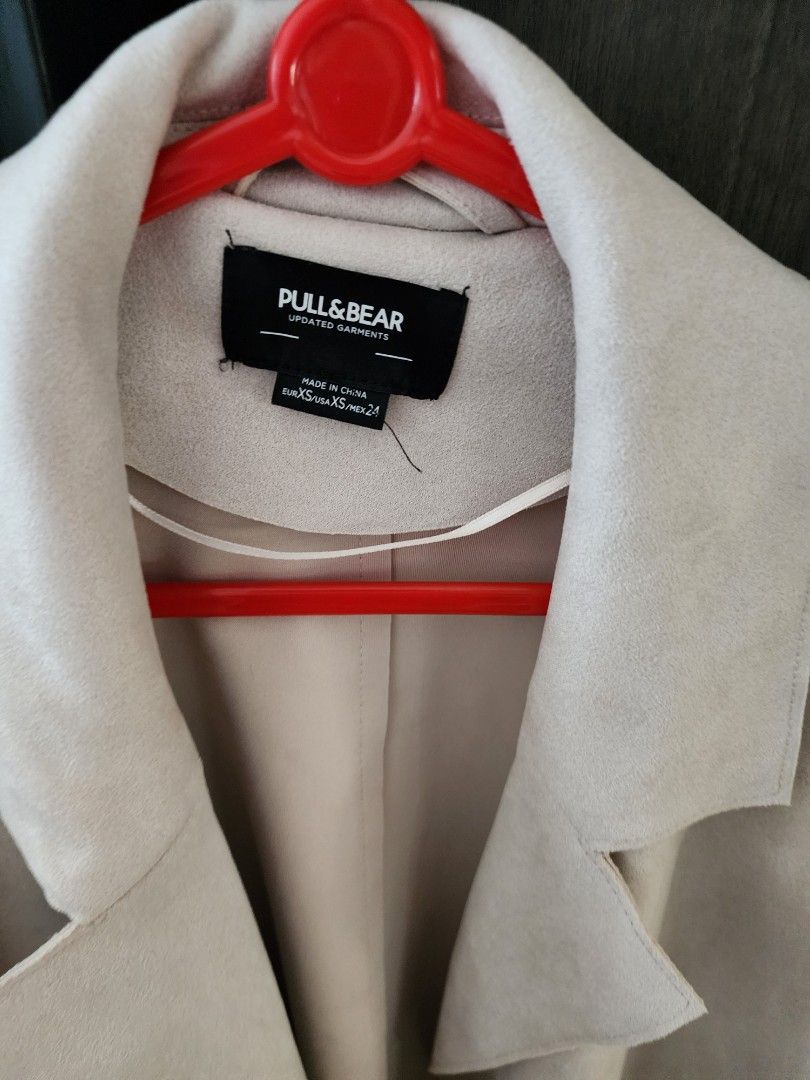 White hot sale suede coat