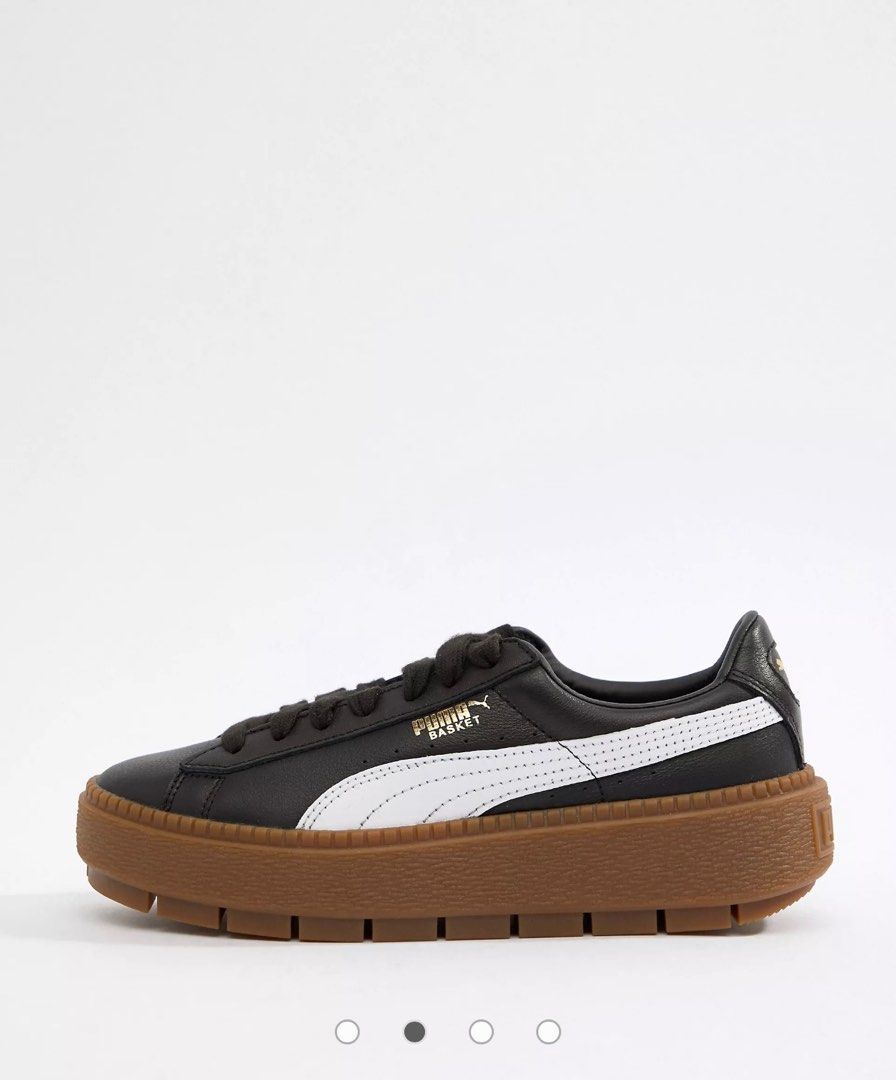 puma platform trace trainers with gum sole Women s Fashion