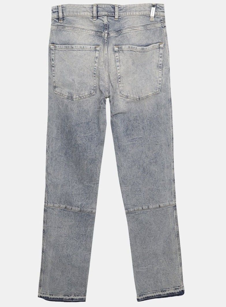 REPRESENT Straight leg Blue Cream (Category: Jeans) located in Talisay. Submitted by hookat (Listing ID 1289369547, Image 1). Description: stretchable material waist 31 inseam 34 inch leg opening 7" negotiable Rfs: need funds,decluttering.