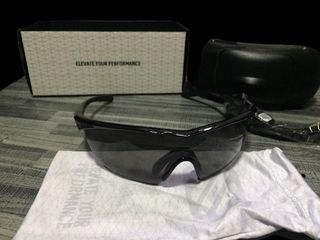Rudy Project Intro Guard in Black Gloss with Smoke Black Lenses Sportswear Eyewear / Eyeglass