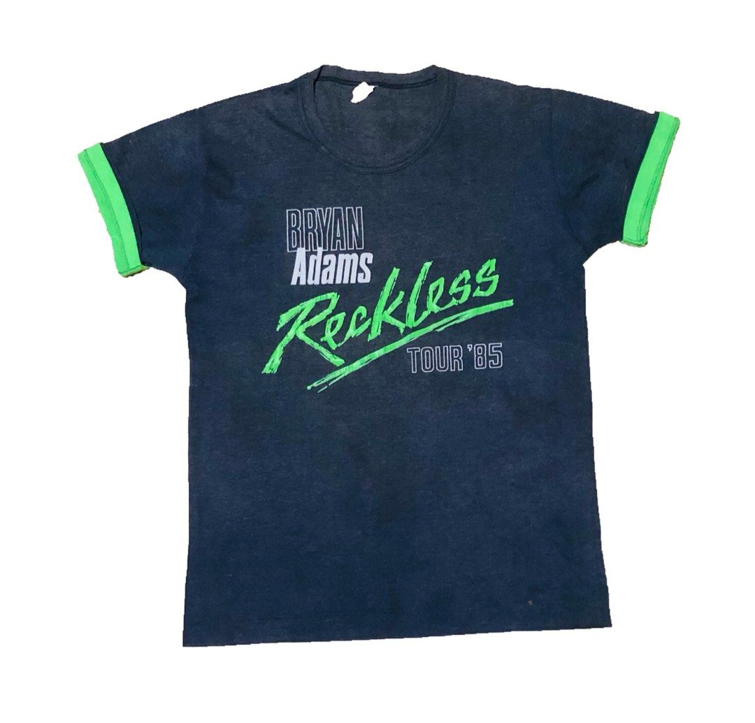 S) Vintage 1985 BRYAN ADAMS Reckless Tour Band Tee, Men