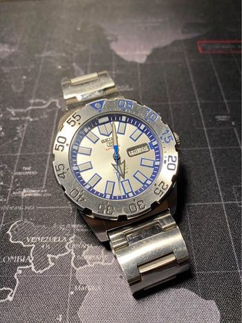 Seiko Baby Monster Snow SRP 481 Men s Fashion Watches Accessories Watches on Carousell