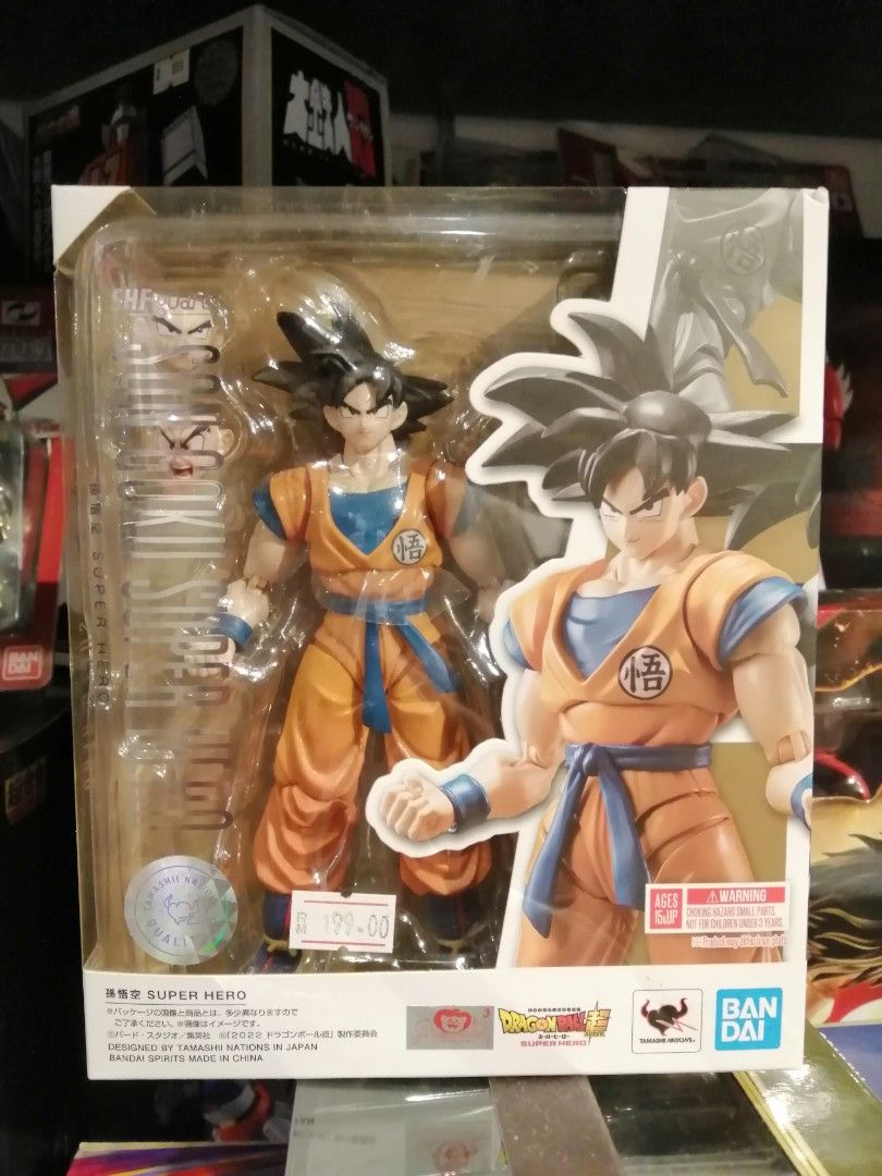 S.H.Figuarts Son Goku ( Super Hero), Hobbies & Toys, Toys & Games on  Carousell