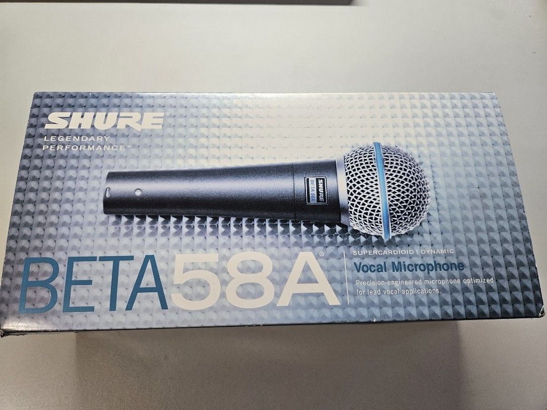 SHURE BETA58A, 耳機及錄音音訊設備, 麥克風在旋轉拍賣