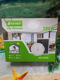Solar ceiling light with panel 100 200 300 400 watts