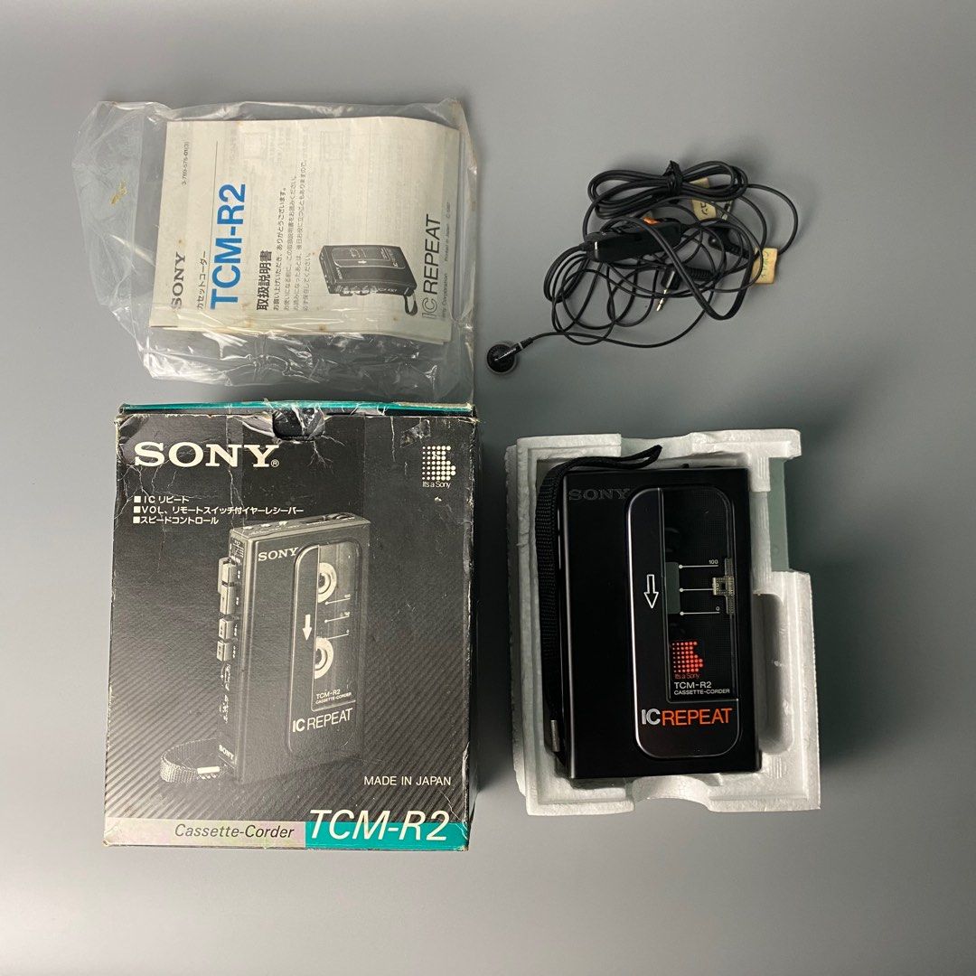 WALKMAN VINTAGE SONY TCM-2 , CASSETTE K7 Cassette-corder