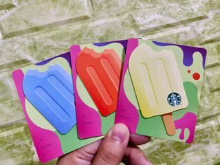 Starbucks PH Popsicle cards