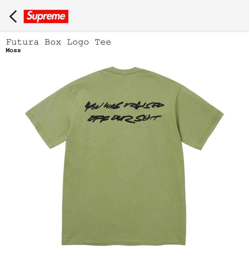 SUPREME - Futura Box Logo Tee, 名牌, 服裝- Carousell