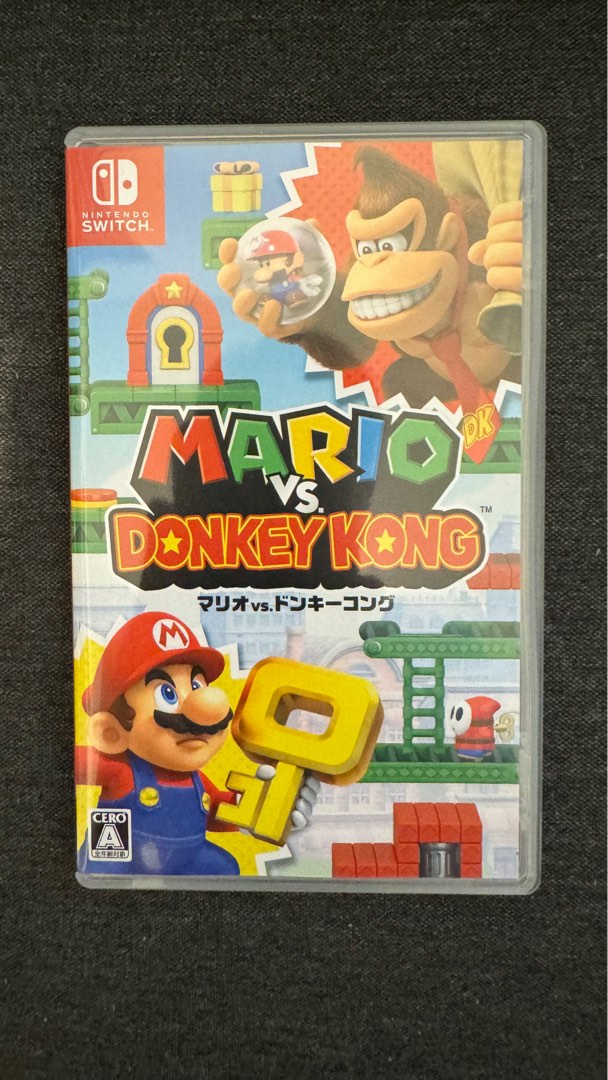 預訂) Switch Mario vs. Donkey Kong 瑪利歐vs. 咚奇剛(行版,中文/ENG/日文)- 瑪利奧兄弟, 電子遊戲,  電子遊戲, Nintendo 任天堂- Carousell