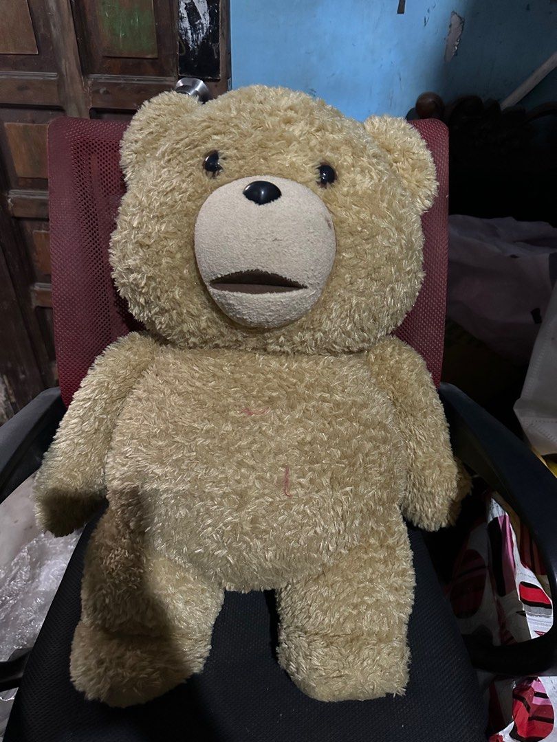 Talking Ted (battery operated) (Category: Interactive Toys) located in Quezon City. Submitted by cheekyasian (Listing ID 1289288450, Image 1). Description: LALAMOVE/GRAB PICK UP TODAY Grab pin: 23 St. Jude, Baesa, Quezon City Lalamove pin: 23 St. Jude, Remereville, Metro Manila, Philippines.