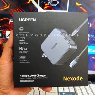 Ugreen Nexode 140W USB C GaN Charger-3 Ports Wall Charger Bundle