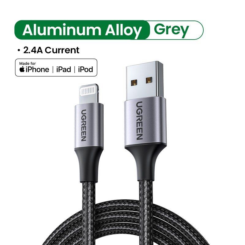 UGREEN USB TO LIGHTNING CABLE (BRAIDED ALUMINUM) (Category: Chargers & Cables) located in Taguig. Submitted by imackdigitalstrading (Listing ID 1289362560, Image 1). Description: .