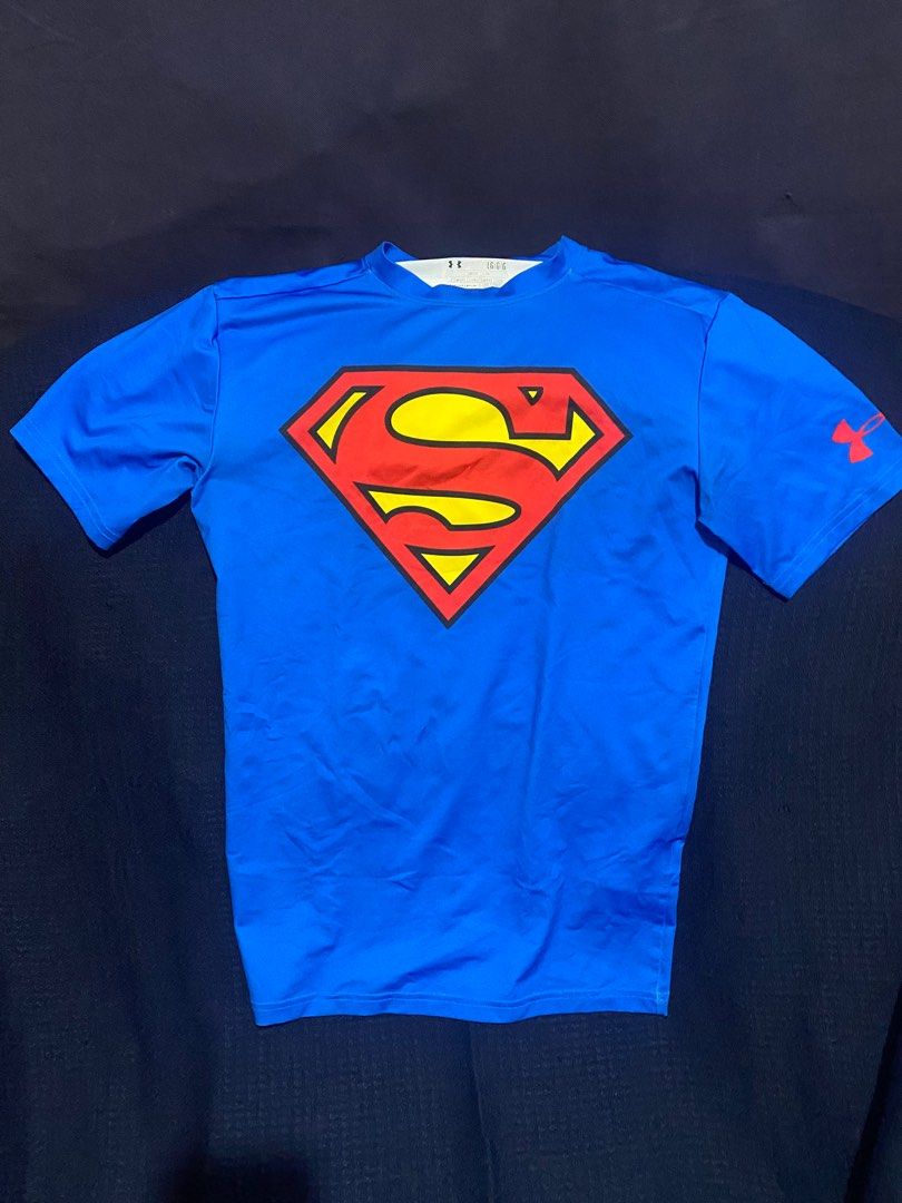 Under armour superman compression tshirt Men s Fashion