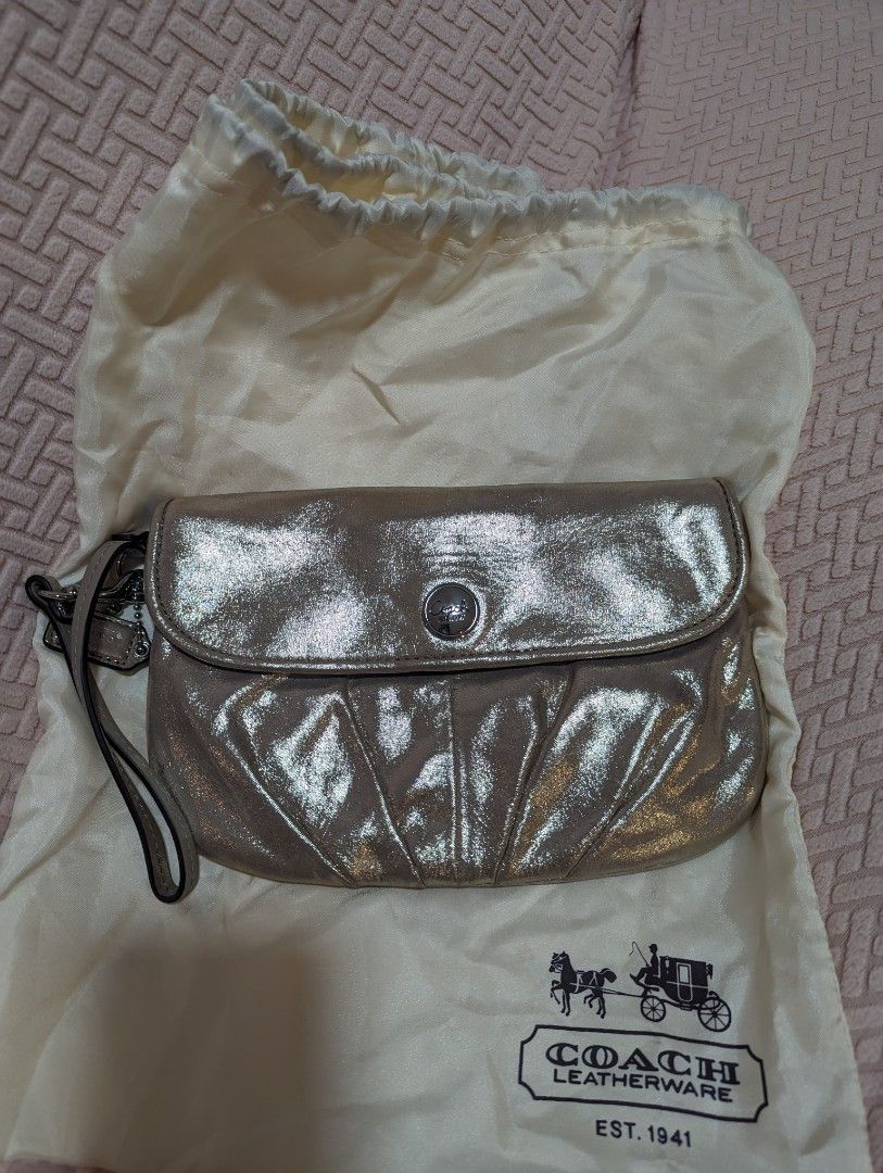 Coach evening best sale clutch