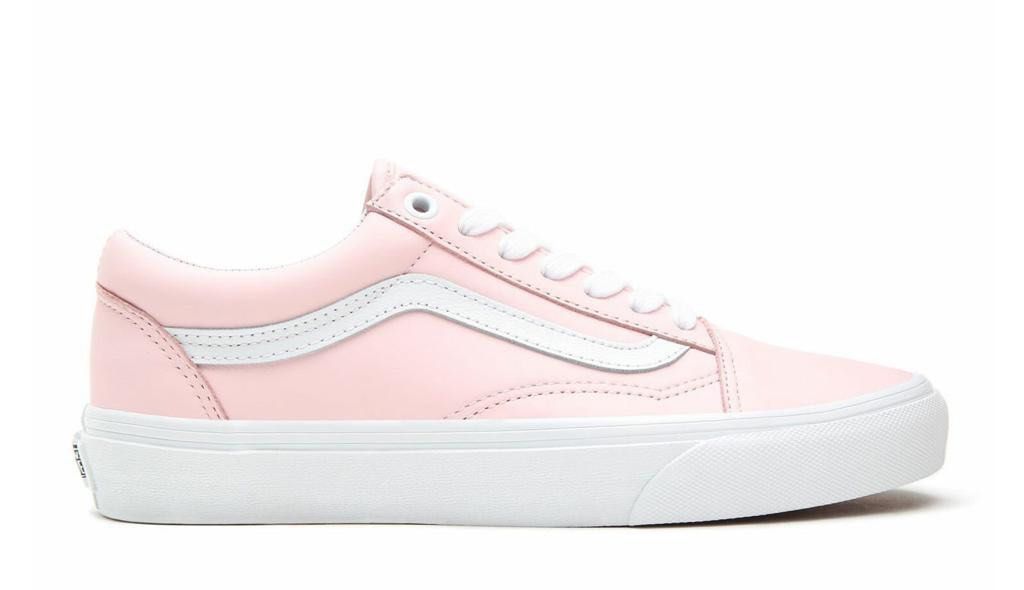 Vans Old skool pink leather Women s Fashion Footwear Sneakers