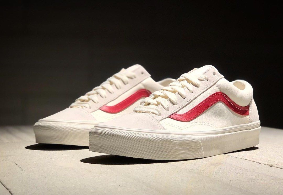 Vans Style 36 Marshmallow Racing Red Unisex Men s Fashion
