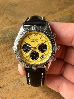 Affordable breitling yellow For Sale Watches Carousell Singapore
