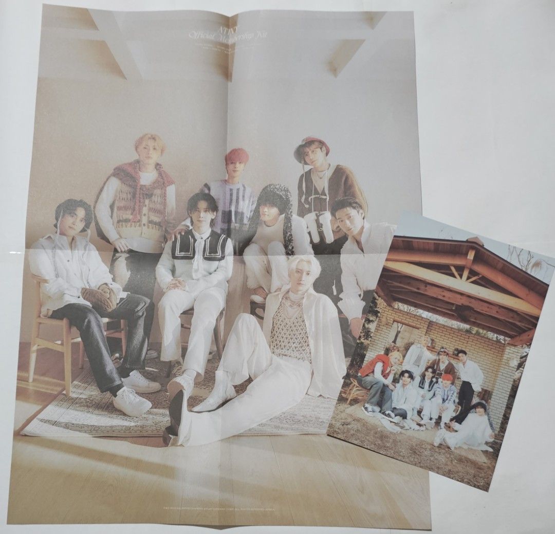 WTS/LFB ATEEZ 4th atiny membership kit, Toys & Collectibles, Fan