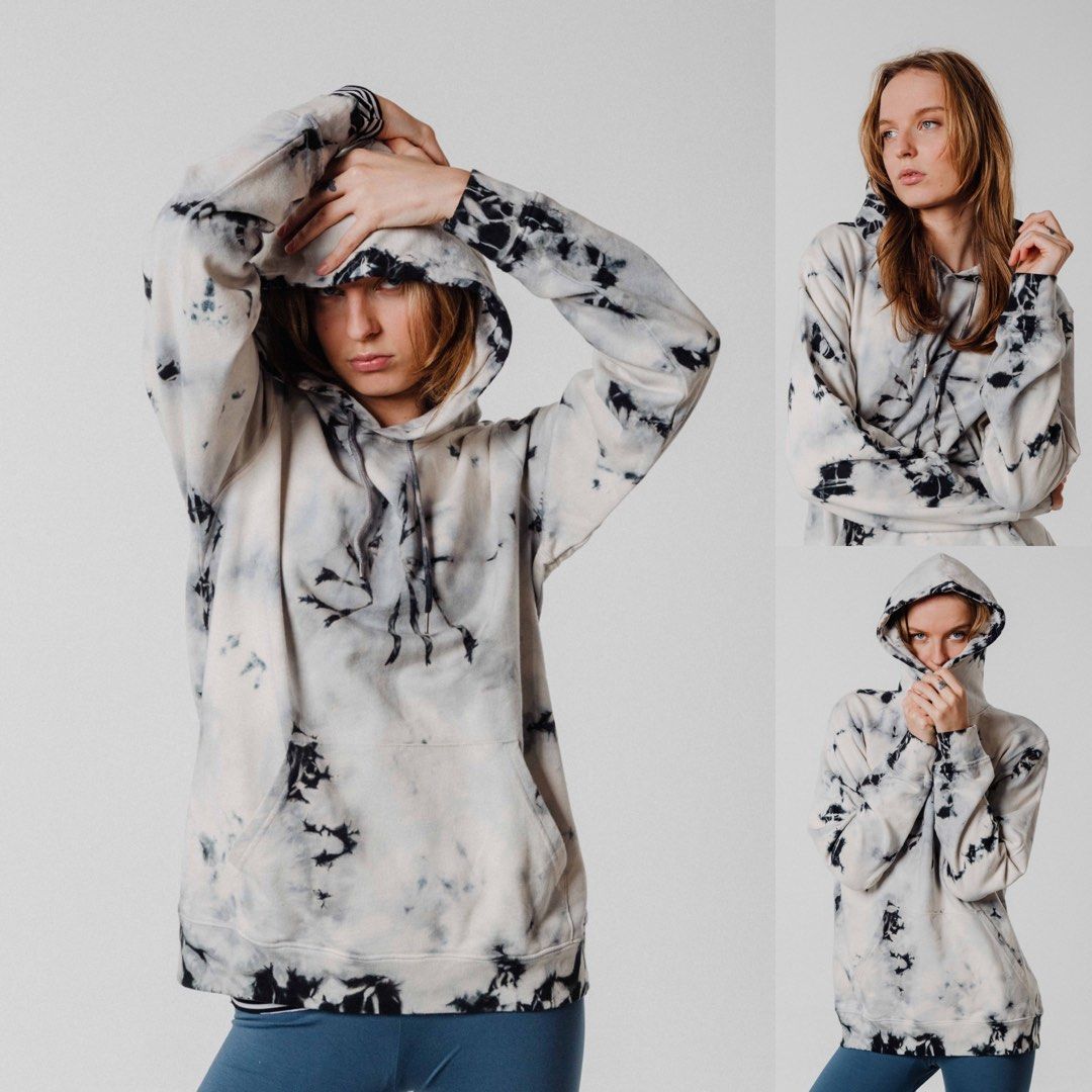 Zara tie dye hoodie jacket Women s Fashion Coats Jackets and Outerwear on Carousell